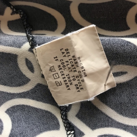 Studio M Wrinkle Free Black & White Dress - Picture 6 of 6